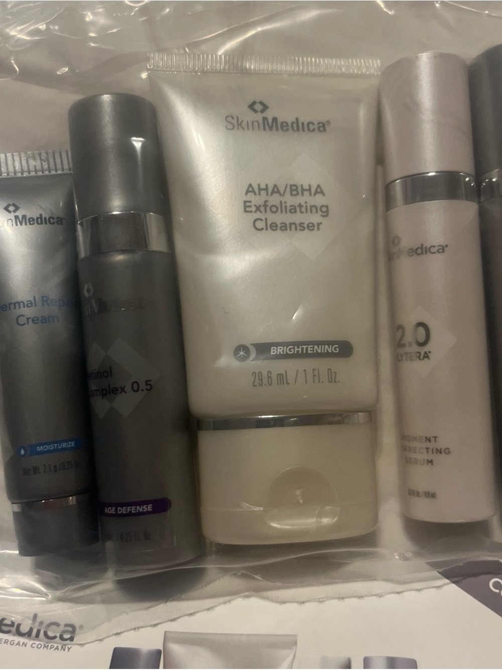 SkinMedica 5pc Travel Set Lytera 2.0 HA5 Retinol 0.5 AHA/BHA Dermal Repair NEW
